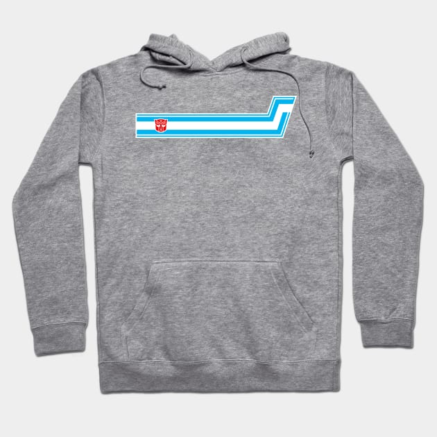 Optimus Prime Trailer Stripes Hoodie by MalcolmDesigns